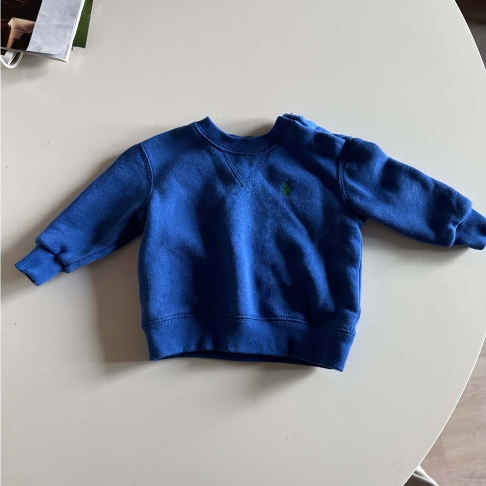 Ralph Lauren Royal Blue Baby Sweatshirt